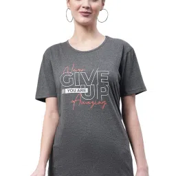 Vimal Jonney Blue & Grey Cotton Graphic Print T-Shirt (Pack Of 2) image 2