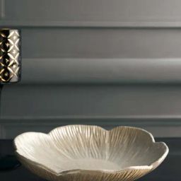 Pure Home and Living White Ceramic Floral Glazed Medium Platter-picture-9