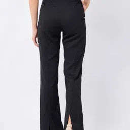 Magre Black Regular Fit Trousers image 2