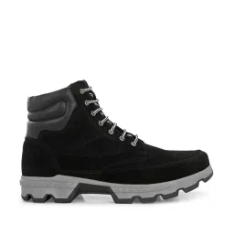 Carlo Romano Men's Black Derby Boots image 1