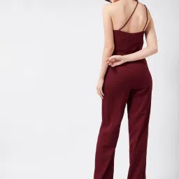Magre Maroon Regular Fit Jumpsuit image 2