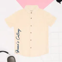 Pantaloons Junior Boys Beige Shirt-image-81