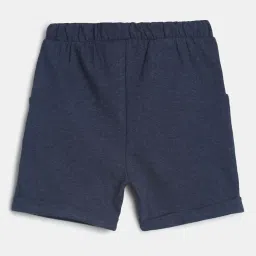 MINIKLUB Kids Navy Textured Shorts image 2
