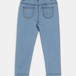 MINIKLUB Kids Blue Solid Jeans image 2