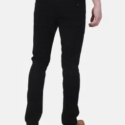 Duke Jet Black Slim Fit Stretchable Jeans image 2