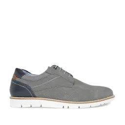 Byford by Pantaloons Men's Grey Derby Shoes image 2