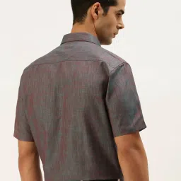 Ramraj Grey Regular Fit Shirt image 2