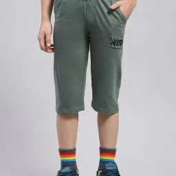 Monte Carlo Kids Green Printed Capri image 1