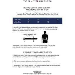 Tommy Hilfiger Brown Leather Reversible Belt for Men image 2