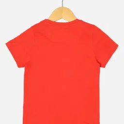 Allen Solly Junior Orange Printed T-Shirt image 2