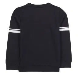 Plum Tree Kids Black Printed Sweatshirt image 2