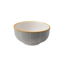 Nestasia Willow Dark Grey Microwave & Dishwasher Safe Ceramic Snack Bowl Large, 500ml image 2
