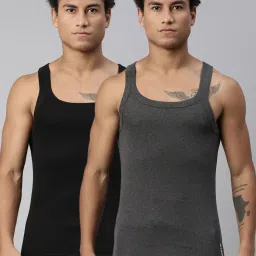 Levi's Multi Cotton Regular Fit Vest - Pack Of 2 image 1