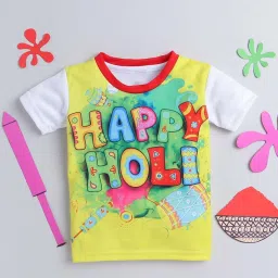 The Magic Wand Kids Multicolor Printed T-Shirt image 1