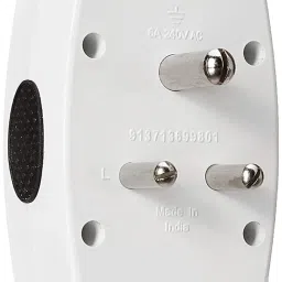 EcoLink Multipin Socket 6A - Pack of 6 (White) image 2