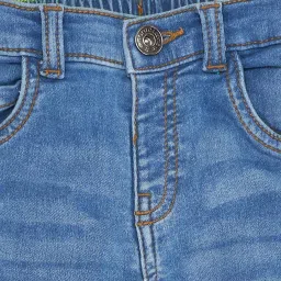 Pantaloons Baby Kids Blue Cotton Regular Fit Jeans image 2