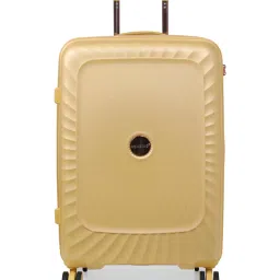 Romeing Sicily Yellow Textured Hard Case Medium Trolley Bag Set of 2 - 55 & 65 cms image 2