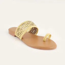 Anouk Women One Toe Flats with Laser Cuts image 4