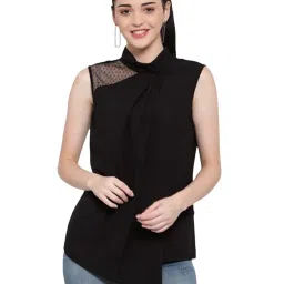 Global Republic Black Regular Fit Top image 1