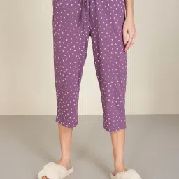 Dreamz by Pantaloons Montana Grape Print Capris image 1