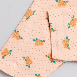Todd N Teen Kids Peach Printed Shirt with Pyjamas image 5