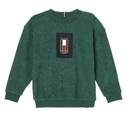 TOMMY HILFIGER Ornamental Green Embroidery Archive Fit Pullover-picture-16