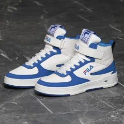 Fila Men's Blue & White Ankle High Sneakers image 1