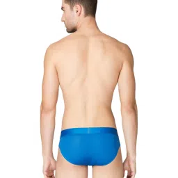 Van Heusen Swift Dry Breathable Solid AIR Series Active Briefs - Ibiza Blue image 2