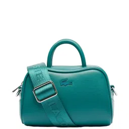 Lacoste White Mini Lora Leather Handbag image 1