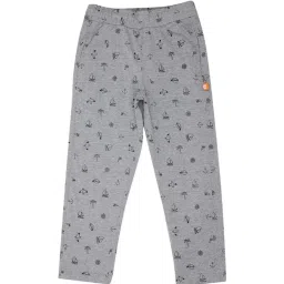 Proteens Kids Grey Printed Trackpants image 1
