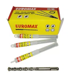 Euromax Hammer Drill Bit 22x310 mm S4 Tip SDS Plus (Pack of 5) image 2