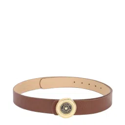 Louis Philippe Brown Leather Casual Belt for Men image 1