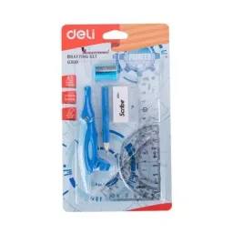 Malfah Enterprises 8 Pcs Compass Geometry Drafting Kit, DELI G30001 (Set of 8)-image-14
