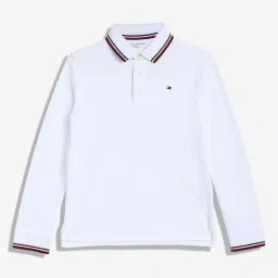 Tommy Hilfiger Optic White Th Regular Fit Polo T-Shirt image 1