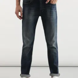 Lee Blue Cotton Slim Fit Jeans-image-76