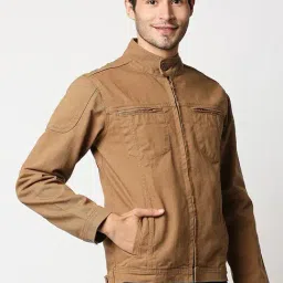 High Star Brown Regular Fit Jacket image 3