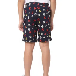 Jack & Jones Junior Navy Printed Shorts image 2