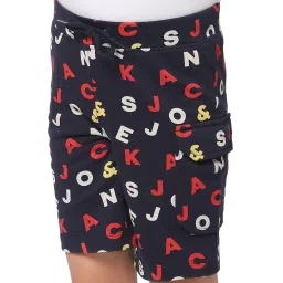 Jack & Jones Junior Navy Printed Shorts image 5