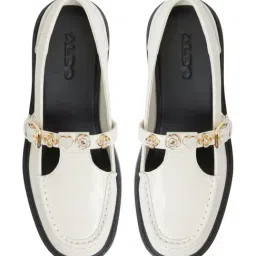 Aldo Women's ANTONELA White Mary Jane Shoes image 4