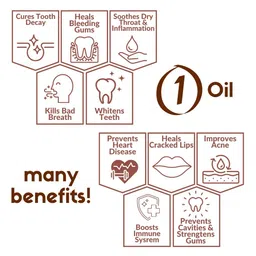 Coco Crush Ayurvedic Coconut Oil & Tea Tree For Pulling With Copper Tongue Cleaner -200ml image 2