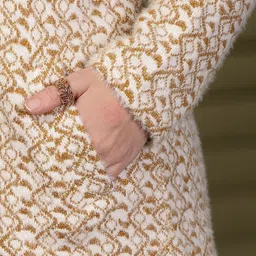 Moda Rapido Women Printed Woollen Longline Cardigan image 2