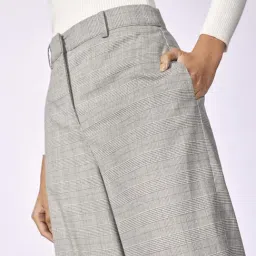 The Label Life Grey Chequered Trousers image 5