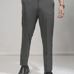 HIGHLANDER Men Comfort Slim Fit Trousers-image-6