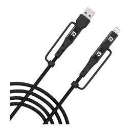 Portronics POR-1795 Konnect J8 3-in-1 Fast Charging Cable (Black)-picture-14