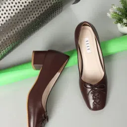 Elle Women's Brown Casual Pumps-picture-18