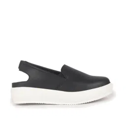 Fausto Women's Black Sling Back Sandals-image-82