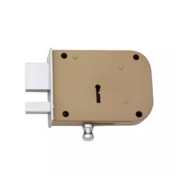 Atom Iron, Steel Brown Chrome Finish Deadbolt Lock, ML004-WDL4-PC-BSK-picture-36