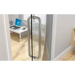 Implemental 304.8 mm (12 Inch) Stainless Steel Chrome D Type Door Pull Handle image 4