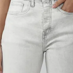 FOREVER 21 WOMEN HIGH WAIST SLIM FIT ANKLE LENGTH JEANS image 5