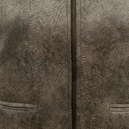 all about you Women Geometric Suede Windcheater Crop Biker Jacket image 2